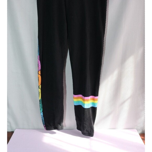 Lauren Moshi Joggers Colorful Chain SZ S Sweatpants Reggae Designer Brand - Picture 2 of 8